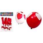 Red & White Helium Balloons